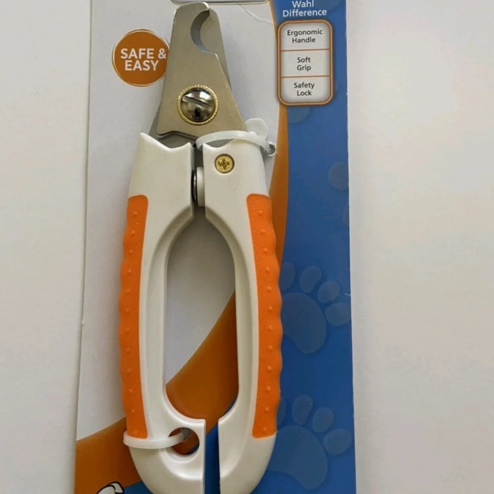 Wahl Dog Nail Clippers - White and Orange
